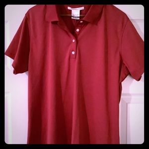 Crimson Nike Dri-Fit XXL Golf Polo
